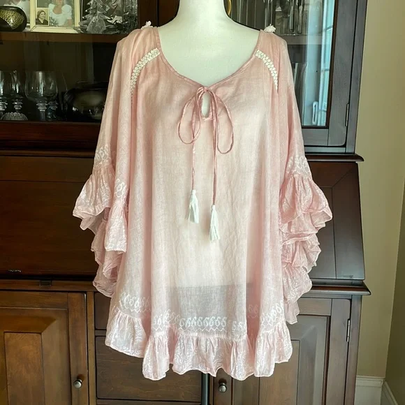 Shiraleah Blush Cover Up One Size - Picture 9 of 9